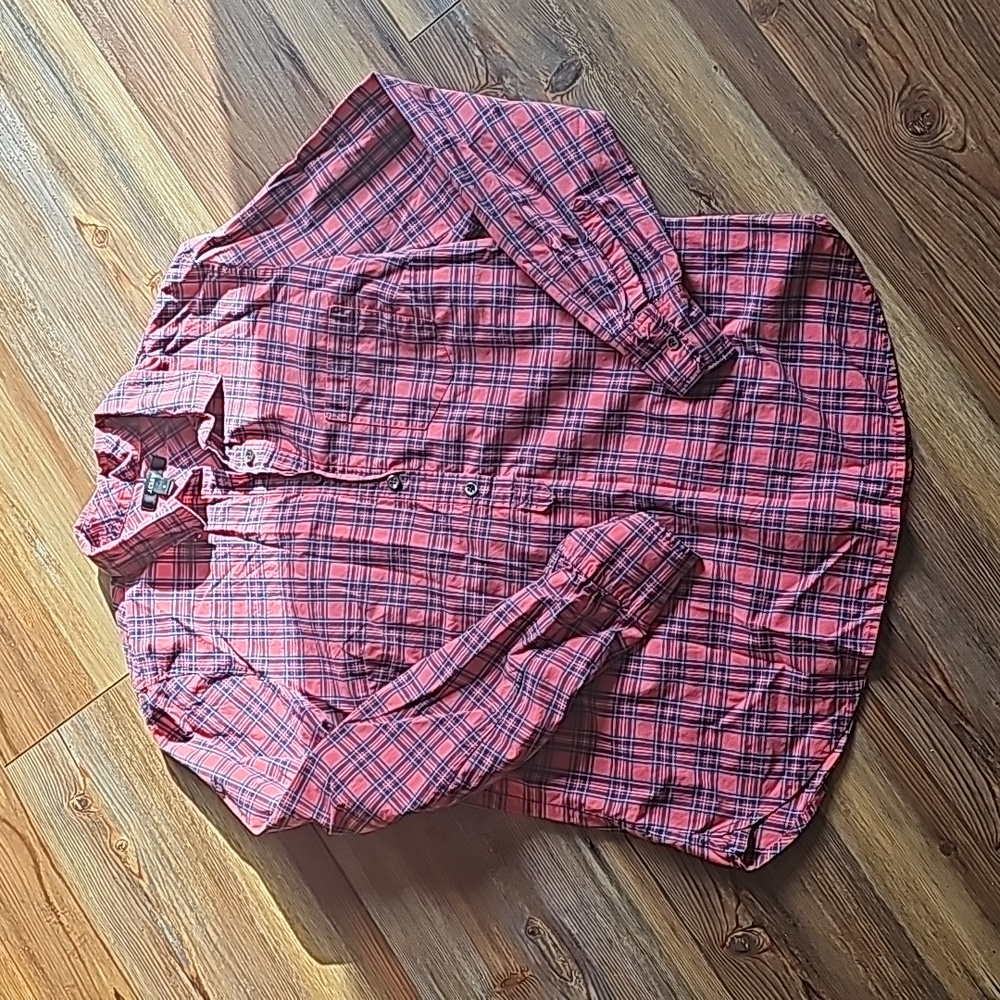 J Crew pop-over top